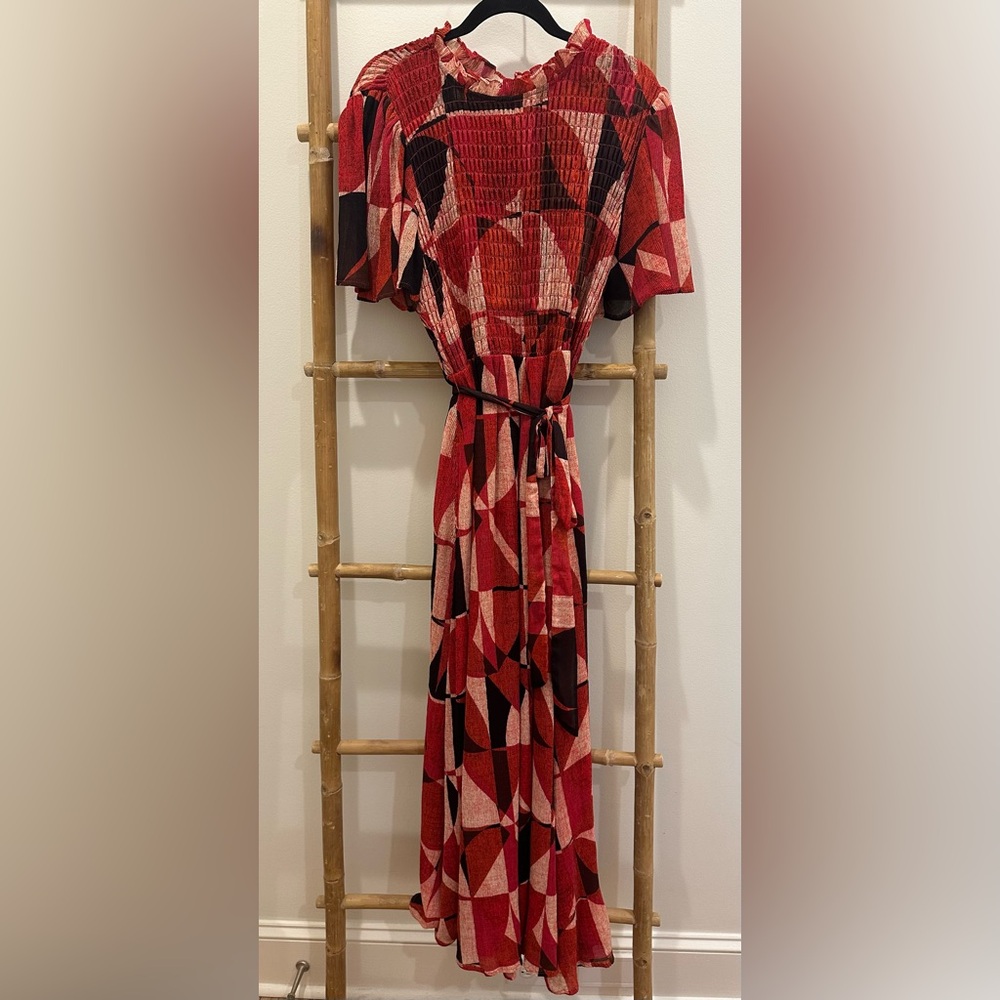 The Odells Red Maxi Dress